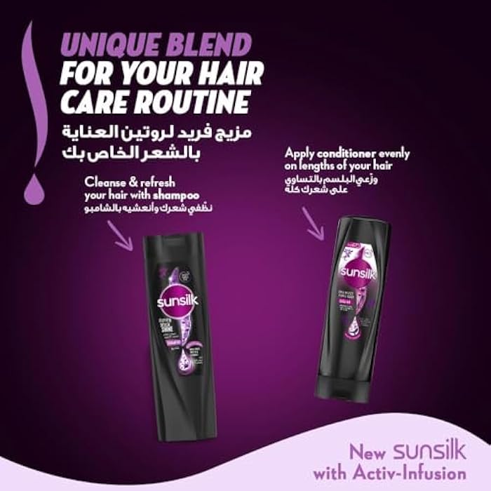 Sunsilk Shampoo Black Shine 1L - Image 4